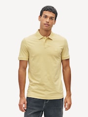 BOSS Yellow Slim Fit Passenger Box Logo Polo Shirt - Image 7 of 9