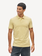 BOSS Yellow Slim Fit Passenger Box Logo Polo Shirt - Image 8 of 9