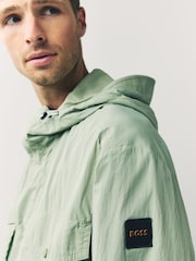 BOSS Green Omusk Pocket Detail Hooded Jacket - Image 4 of 6