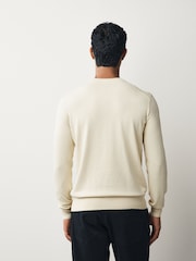 Amarillo - BOSS Kanovano Crew Neck Logo Sweat Top - Imagen 2 de 5
