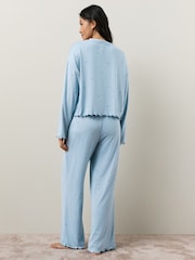 Estrela azul - Pijama de manga comprida macio - Imagem 4 de 9