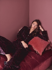 Purple Animal Cosy Button Through Pyjamas - Image 3 of 8