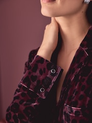 Purple Animal Cosy Button Through Pyjamas - Image 7 of 8