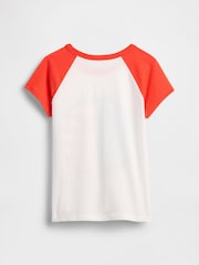 Camiseta de manga corta y cuello redondo con estampado gráfico de Gap (4-13años) - Imagen 2 de 3