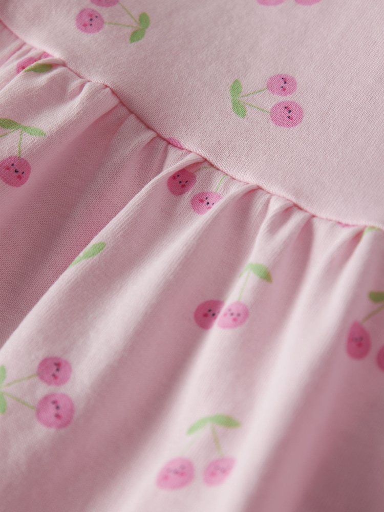 Name It Blue Cherry and Star Print Dresses 2 Pack - Image 5 of 5