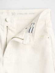 Gap White Mid Waist Longline Denim Shorts (4-13yrs) - Image 5 of 5