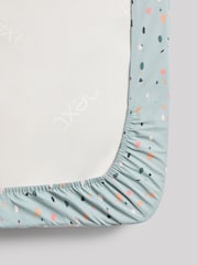 2 Pack Blue Terrazzo Fitted Sheets - Image 5 of 6
