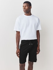 BOSS Black Tracksuit Contrast Detail Shorts - Image 1 of 5