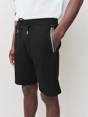 BOSS Black Tracksuit Contrast Detail Shorts - Image 2 of 5