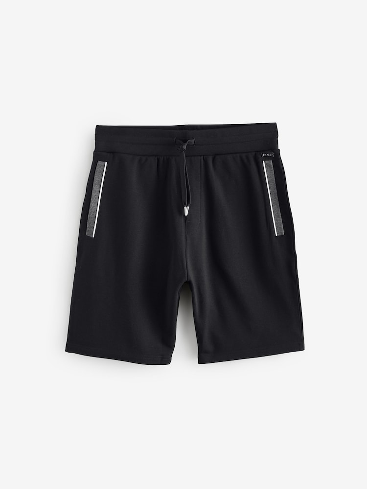 BOSS Black Tracksuit Contrast Detail Shorts - Image 5 of 5