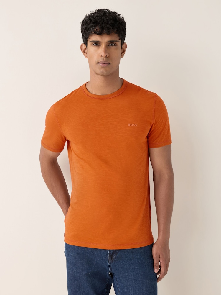 BOSS Orange Regular Fit Logo T-Shirt - Image 1 of 6