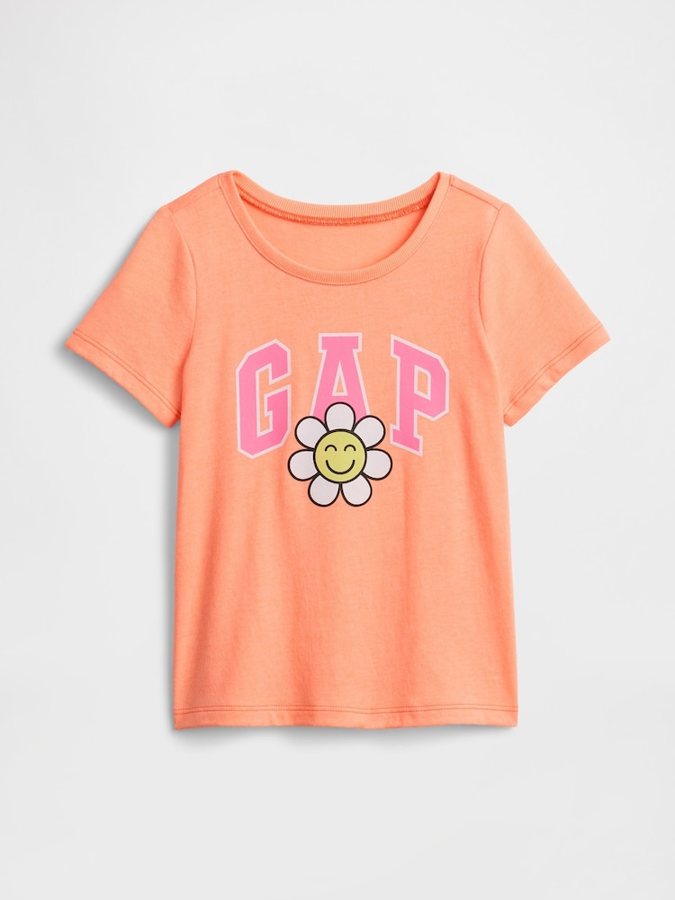 Gap Orange Graphic T-Shirt - Image 1 of 3 Gap Orange Graphic T-Shirt - Image 1 of 3
