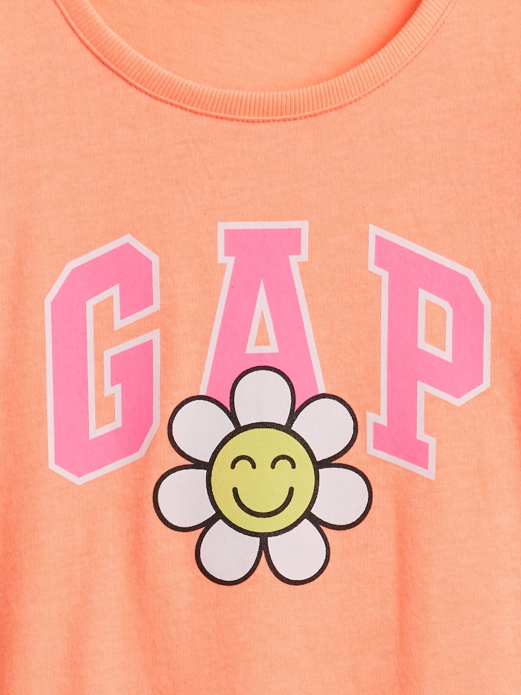 Gap Orange Graphic T-Shirt - Image 3 of 3 Gap Orange Graphic T-Shirt - Image 3 of 3