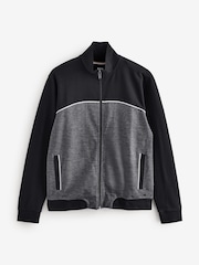 BOSS Black Tracksuit Contrast Detail Jacket - Image 1 of 1
