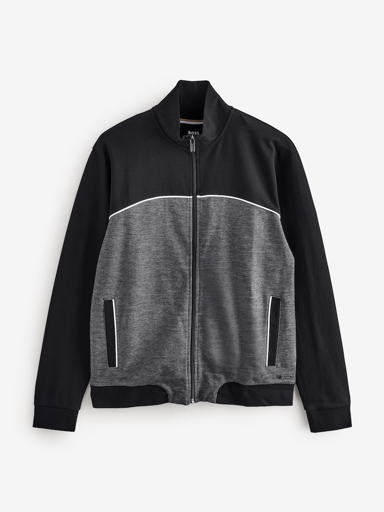 BOSS Black Tracksuit Contrast Detail Jacket - Image 1 of 1