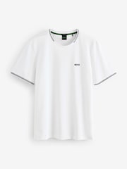BOSS Regular Fit Taul Tipped Logo T-Shirt - Imagen 1 de 1
