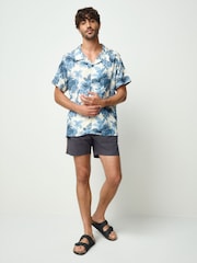 BOSS Blue Relaxed Fit Printed Shirt - Image 2 of 6
