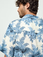 BOSS Blue Relaxed Fit Printed Shirt - Image 5 of 6