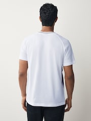 BOSS White Regular Fit  V-Neck T-Shirt - Image 2 of 5