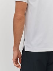 Blanco - BOSS Regluar Fit Tessler Tipped T-Shirt - Imagen 5 de 6