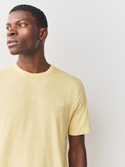 BOSS Yellow Regular Fit Logo T-Shirt - Image 4 of 4
