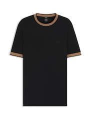 BOSS Black Regluar Fit Tessler Tipped T-Shirt - Image 1 of 1