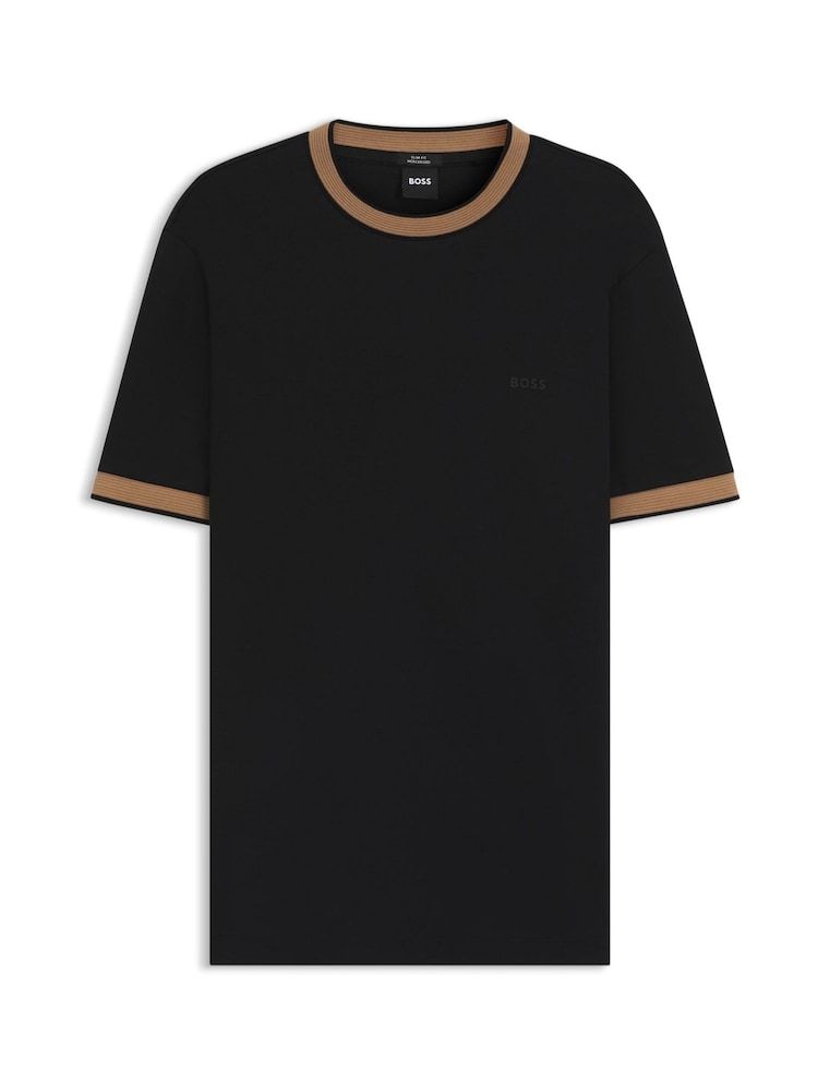 BOSS Black Regluar Fit Tessler Tipped T-Shirt - Image 1 of 1