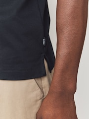 Negro - BOSS Regluar Fit Tessler Tipped T-Shirt - Imagen 5 de 6