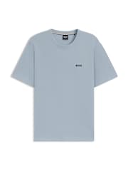 BOSS Blue Waffle T-Shirt - Image 1 of 1