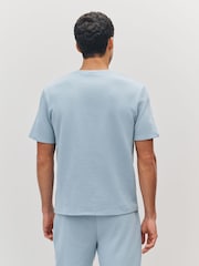 Azul - BOSS Waffle T-Shirt - Imagen 2 de 5