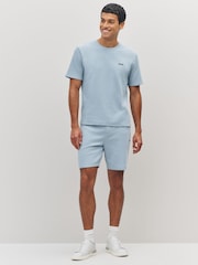 Azul - BOSS Waffle T-Shirt - Imagen 3 de 5