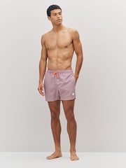 BOSS Pink Vibe Patch Logo Swim Shorts - Image 2 of 6