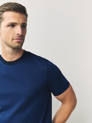 أزرق - BOSS Regular Fit Thompson T-Shirt - صورة 3 من 5