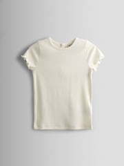 JoJo Maman Bébé Leopard Print Dungaree & T-Shirt Set - Image 2 of 8