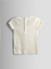 JoJo Maman Bébé Leopard Print Dungaree & T-Shirt Set - Image 3 of 8