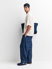 NN.07 Cream Relaxed Fit Ben Short Sleeve Patterned Shirt - Image 5 of 10