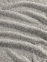 NN.07 Grey Cale Open Collar Knit Polo Shirt - Image 8 of 8