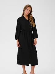 Kaffe KAolga Black Dress - Image 1 of 5