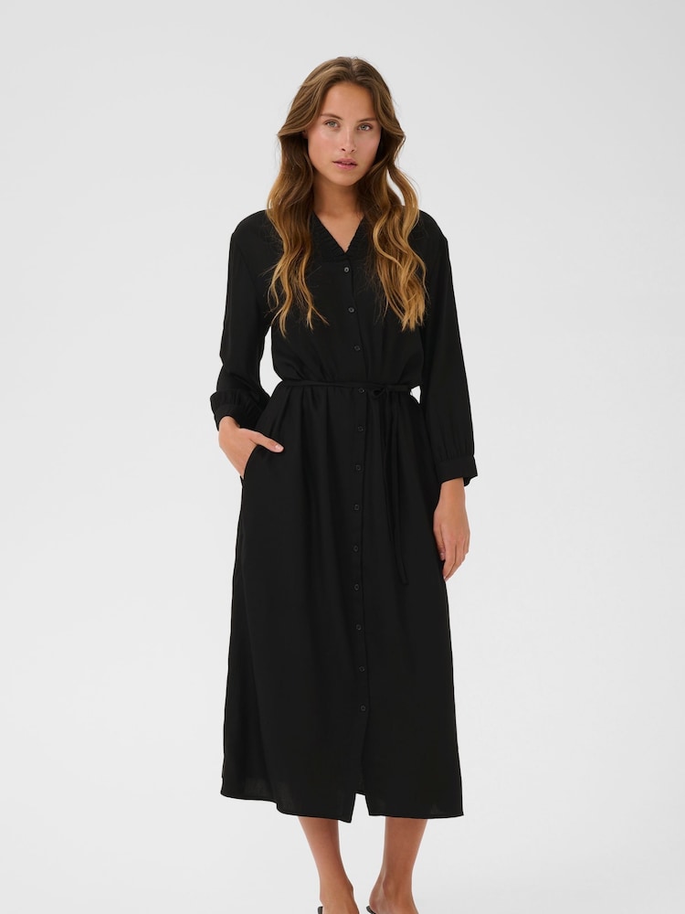 Kaffe KAolga Black Dress - Image 2 of 5 Kaffe KAolga Black Dress - Image 2 of 5
