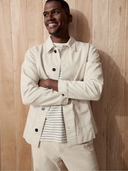 NN.07 Natural Ollie Workwear Chore Jacket - Image 5 of 6