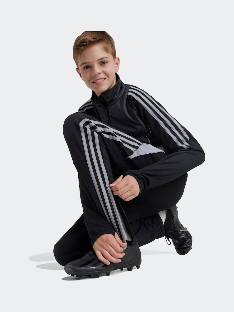 adidas Black/Grey Tiro 24 Winterized Kids Joggers - Image 2 of 5 adidas Black/Grey Tiro 24 Winterized Kids Joggers - Image 2 of 5