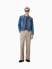 AllSaints Brown Tanner Trousers - Image 1 of 8