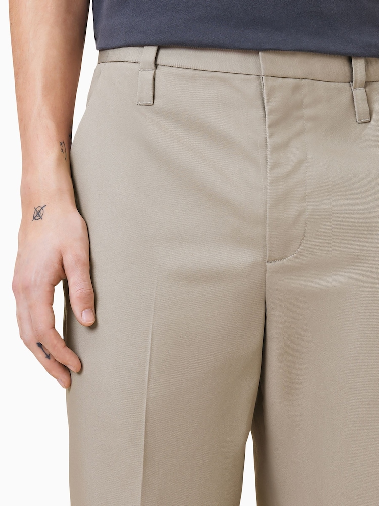 AllSaints Brown Tanner Trousers - Image 3 of 8