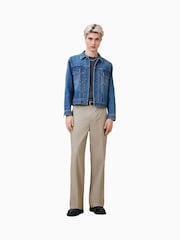 AllSaints Brown Tanner Trousers - Image 4 of 8