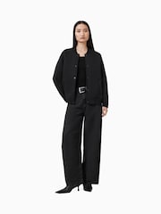 AllSaints Black Nicola Bomber Jacket - Image 5 of 7