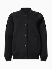 AllSaints Black Nicola Bomber Jacket - Image 7 of 7