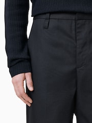 AllSaints Black Tanner Trousers - Image 3 of 6