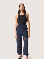 Soaked in Luxury Blue SLCoopelia Atlanta Loose Trousers - Image 3 of 6