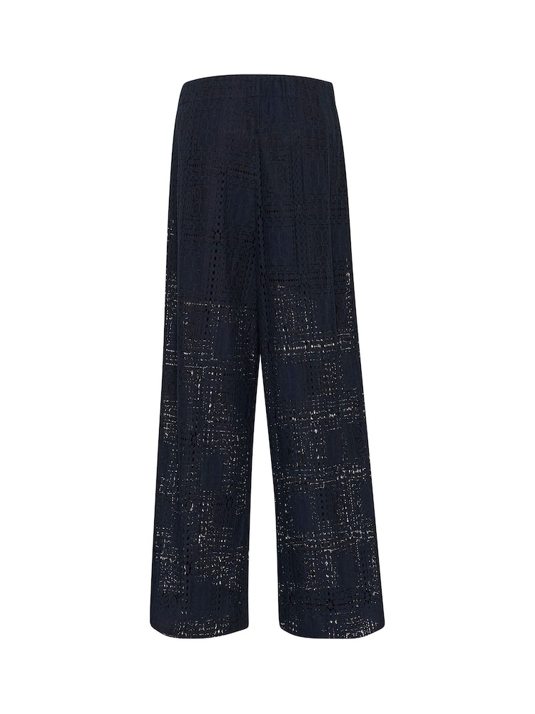 Soaked in Luxury Blue SLCoopelia Atlanta Loose Trousers - Image 6 of 6