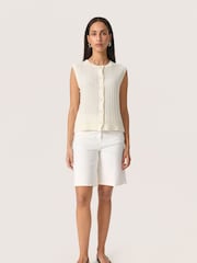 Soaked in Luxury SLSusanna Knit 100% Cotton Vest - Image 3 of 6